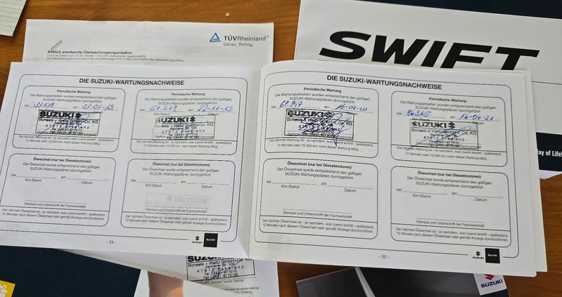 Suzuki Swift cena 28800 przebieg: 170000, rok produkcji 2016 z Mogielnica małe 596